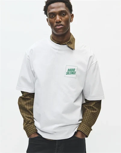 Wood Wood - WWGary Radio T-shirt - Bright White